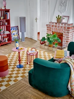 Mesa auxiliar Whimsica Ø30,5 cm, Rojo