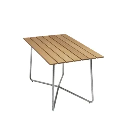 Mesa B25A, Roble aceitado - estructura galvanizada en caliente