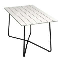 Mesa B25A, Roble lacado blanco-negro
