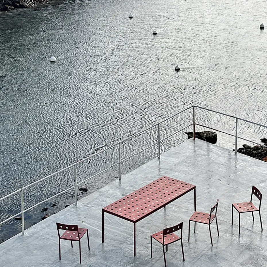 Mesa Balcony, iron red, 190 cm