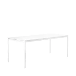 Mesa Base, White, abs kant, 190x85cm