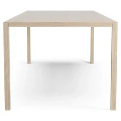 Mesa Bespoke 90x200 cm, roble pigmentado blanco