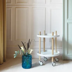 Mesa Block Ø45 cm, blanco