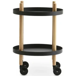 Mesa Block Ø45 cm, negro