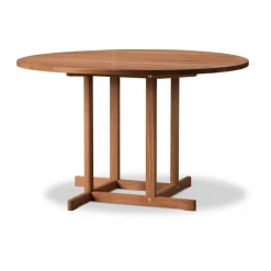 Mesa BM80 Mogensen Shaker Ø120 cm, Roble ahumado y aceitado