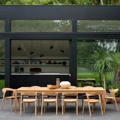 Mesa Bok outdoor teak, 162x80