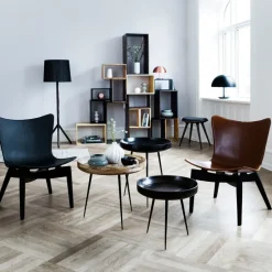 Mesa Bowl Large, mango sirka grey, base negra