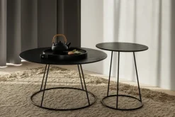 Mesa Breeze tablero liso Ø46 cm, negro