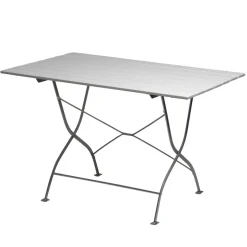 Mesa Bryggeri, Roble lacado blanco-galvanizado en caliente