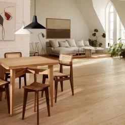 Mesa B-Table, Oak matt lacqured