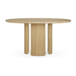 Mesa comedor Roller Max, Roble, Ø150 cm