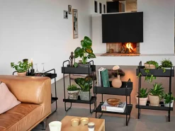 Mesa consola A-Console Table 48x24,2x77,7 cm, Black