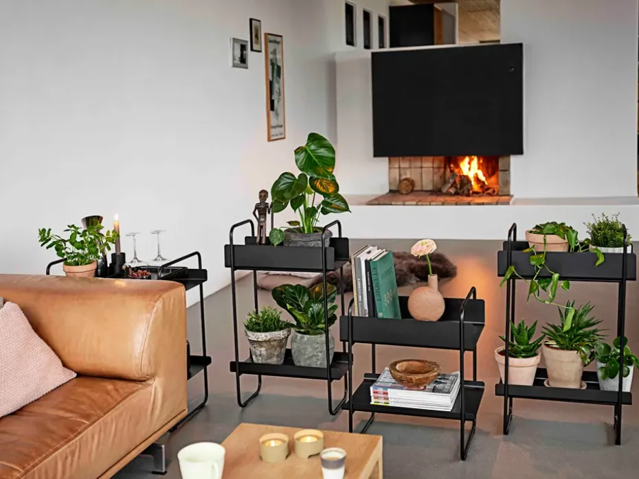 Mesa consola A-Console Table 48x24,2x77,7 cm, Black