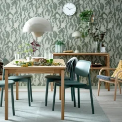 Mesa consola Anton 35x125 cm, Roble pigmentado blanco