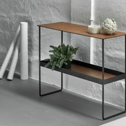 Mesa consola Console Bull 2 pisos, Nature