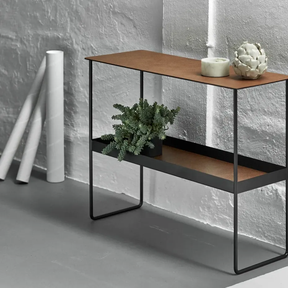 Mesa consola Console Bull 2 pisos, Nature