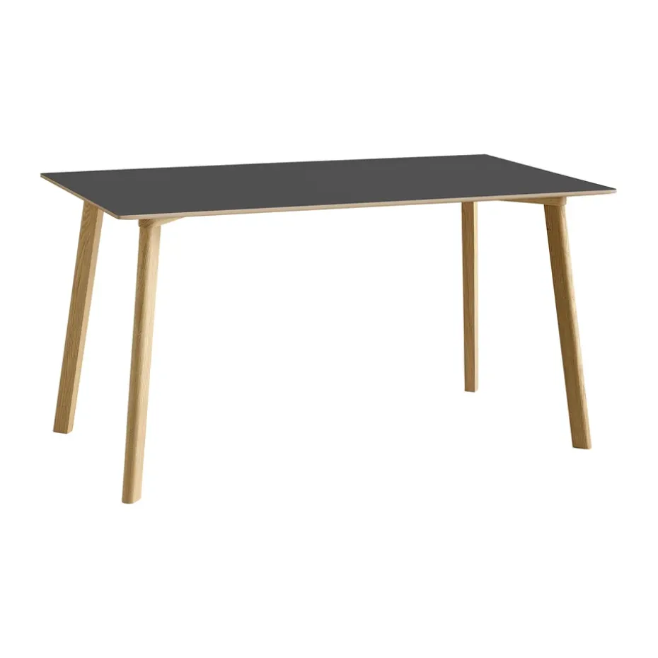 Mesa CPH210 Deux 2.0, 75×140 cm, Stone grey-roble lacado