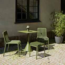 Mesa cuadrada de café 65x65 cm Palissade Cone, Olive