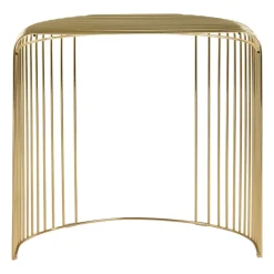 Mesa Curva 45 cm, Dorado