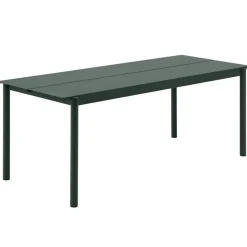 Mesa de acero Linear steel table 200 cm, Dark green