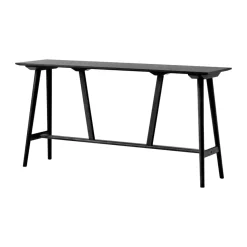 Mesa de bar In Between SK25 Counter Table 190x50x95 cm, Roble lacado negro