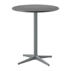 Mesa de café Drop Ø60 cm, Lava grey-light grey