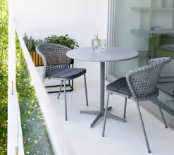 Mesa de café Drop Ø80 cm, Light grey-light grey