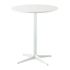 Mesa de café Drop Ø60 cm, White-white