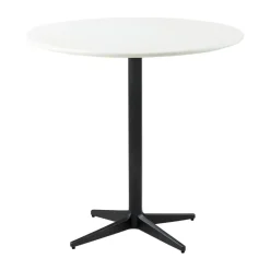 Mesa de café Drop Ø80 cm, White-lava grey