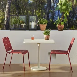 Mesa de café Go Ø80 cm, Light grey-lava grey