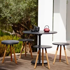 Mesa de café Go Ø80 cm, Light grey-white