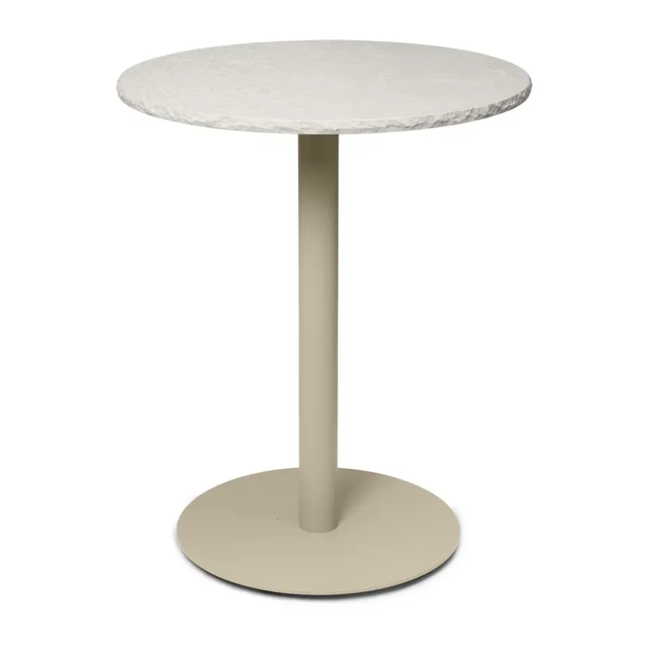 Mesa de café Mineral, Bianco curia, cashmere