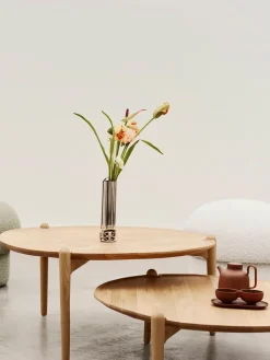 Mesa de centro Aria, Roble, Ø90x30 cm