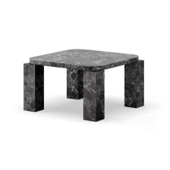Mesa de centro Atlas 60x60 cm, Mármol negro Costa