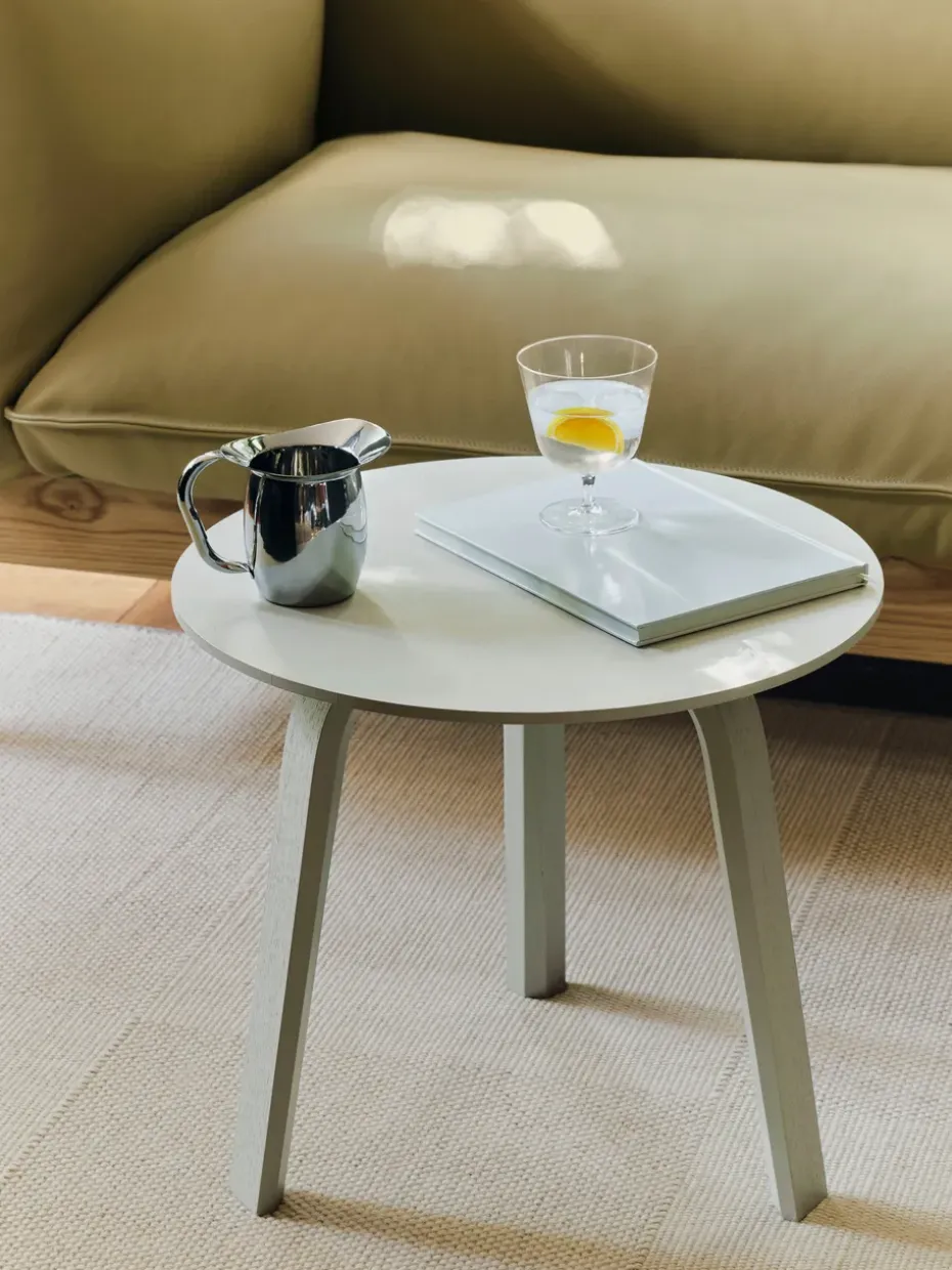 Mesa de centro Bella, Eucalyptus water, Ø45 × 39 cm