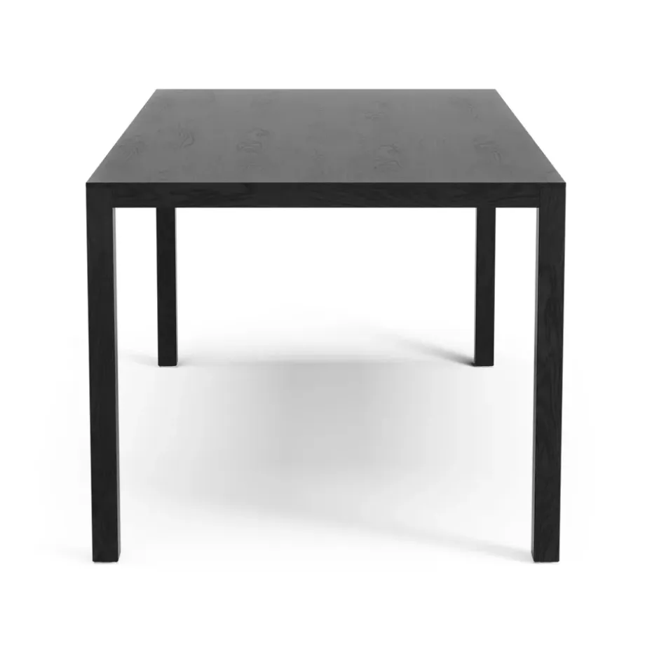 Mesa de centro Bespoke 58x100 cm, H50 cm roble teñido negro