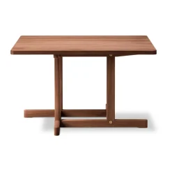 Mesa de centro BM80 Mogensen 90x90 cm, Roble ahumado y aceitado