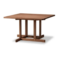 Mesa de centro BM80 Mogensen 90x90 cm, Roble ahumado y aceitado