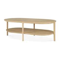 Mesa de centro Bok, Oak, 120x60 cm