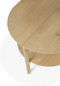 Mesa de centro Bok, Oak, 120x60 cm