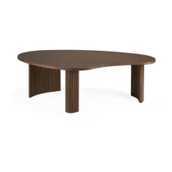 Mesa de centro Boomerang, Teak, 126x74 cm