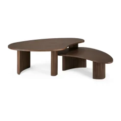 Mesa de centro Boomerang, Teak, 126x74 cm