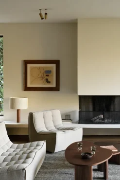 Mesa de centro Boomerang, Teak, 126x74 cm