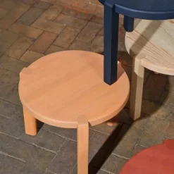 Mesa de centro D108 Ragnesminde, Ø48 cm, Melocotón