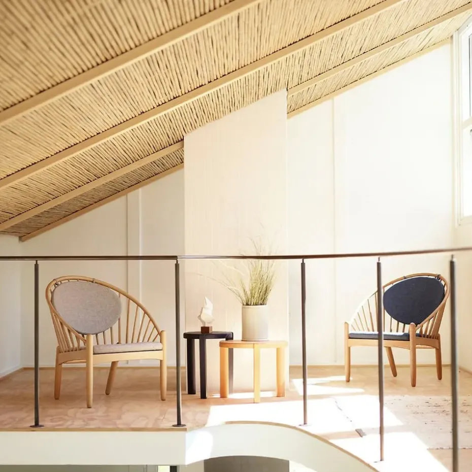 Mesa de centro D108 Ragnesminde, Ø48 cm, Melocotón