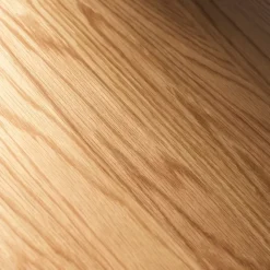 Mesa de centro D102 Søs Ø55 cm, Roble macizo aceitado