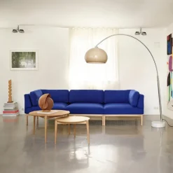 Mesa de centro D102 Søs Ø55 cm, Roble macizo aceitado