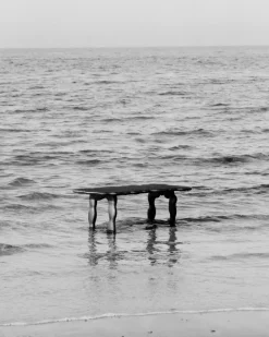 Mesa de centro Dal Piece 100x50x47 cm, Aluminio negro