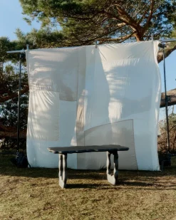 Mesa de centro Dal Piece 100x50x47 cm, Aluminio negro