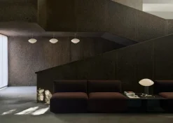 Mesa de centro Develius EV3, Steel stone grey, Ø89 × 40 cm